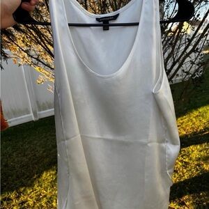 Banana Republic Women’s White Satin Tank Top